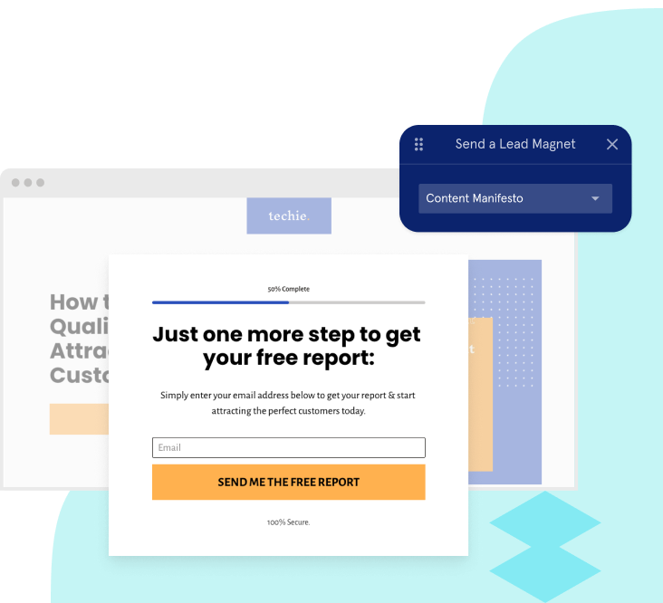 leadpages form set to auto-deliver lead magnet to new leads